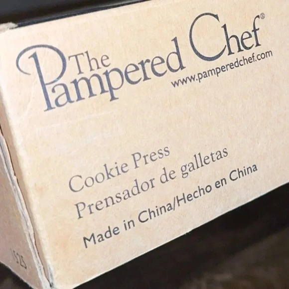 IOB The Pampered Chef PC Cookie Press 1525 17 Piece Set ~ Kitchen Tools - Picture 6 of 8